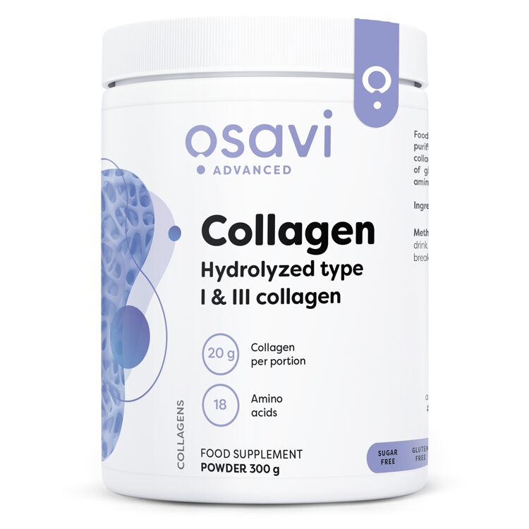 Kollagenpeptide – hydrolysiert, Typ 1 und 3 – 300 g – Nuvalia