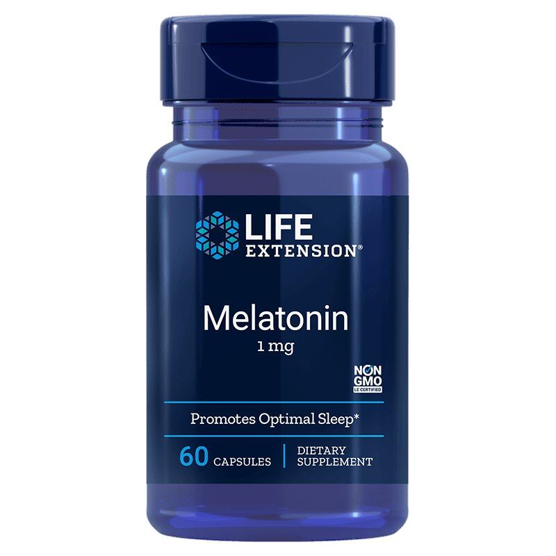Life Extension – Melatonin 1 mg (60 Kapseln) – Viking Supplements