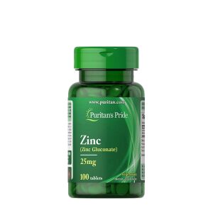 Puritan's Pride Zink 25 mg (100 Tabletten) – Nuvalia