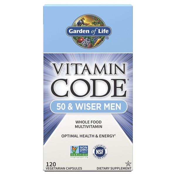 Vitamin Code 50 & Wiser Men – 120 Kapseln – Nuvalia