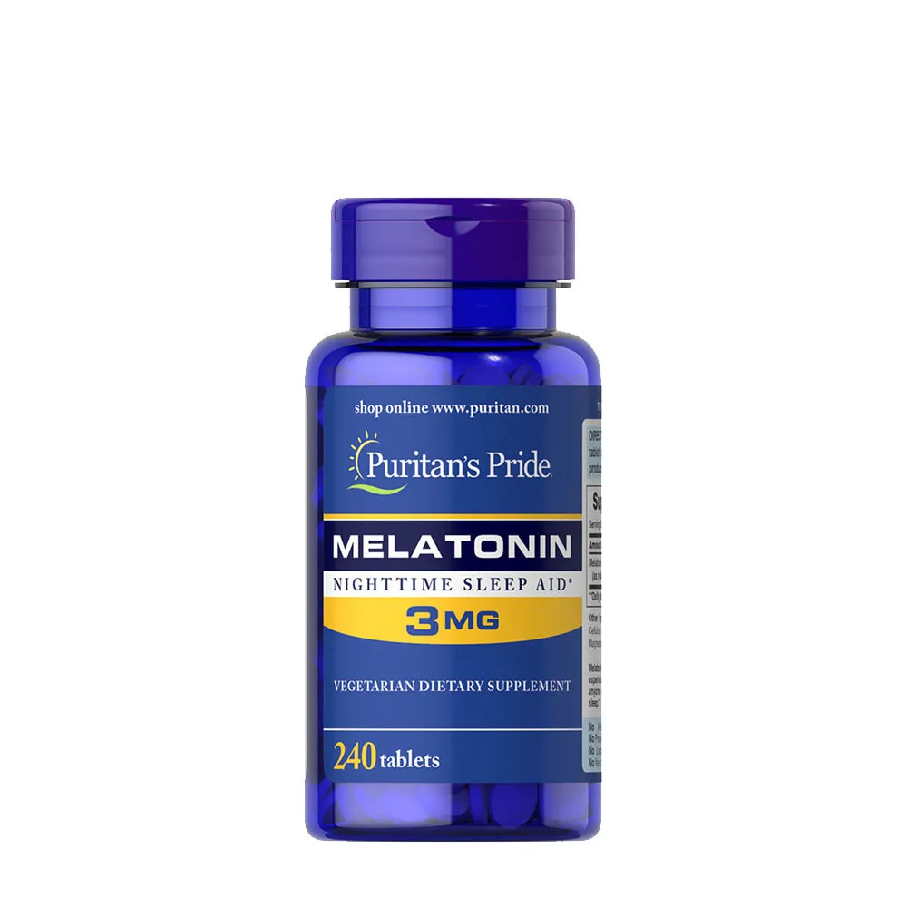 Puritans Pride Melatonin 3 mg (240 Tabletten) – Nuvalia