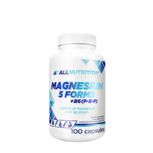 ALLNUTRITION Magnesium 5 Forms + B6( P-5-P) (100 Capsules) - Nuvalia