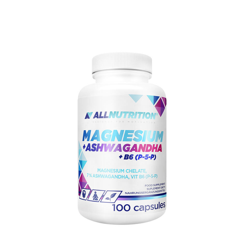 ALLNUTRITION Magnesium + Ashwagandha + Vitamin B6 (P-5-P) (100 Kapseln) – Viking Supplements