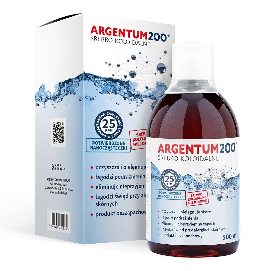 AURA HERBALS Kolloidales Silber 25 ppm