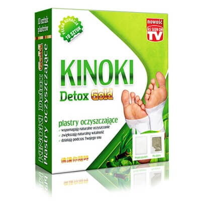 AURA HERBALS KINOKI Detox Gold Cleansing Patches (10 pcs.) - Viking Supplements