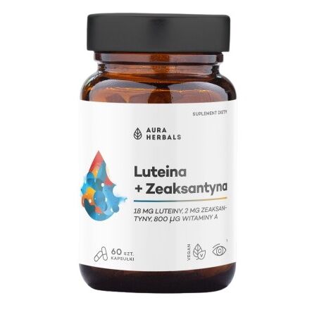 AURA HERBALS Lutein + Zeaxanthin + Vitamin A (60 Kapseln) – Viking Supplements