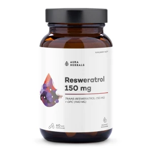 AURA HERBALS Resveratrol 150 mg (60 Kapseln) – Viking Supplements