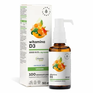 AURA HERBALS Vitamin D3 2000 IE, vegan (50 ml / 1