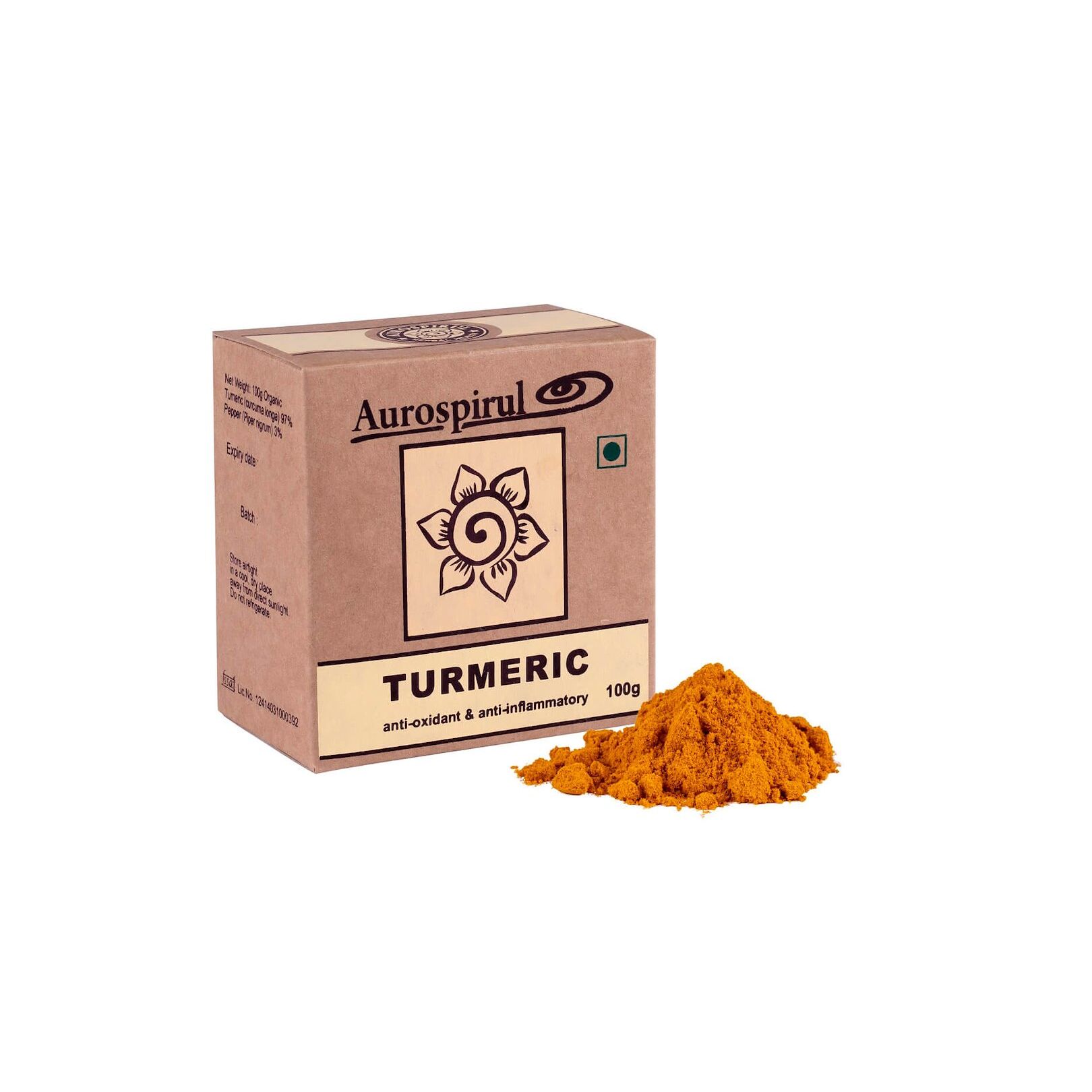 AUROSPIRUL Kurkuma-Pulver (100 g / 3