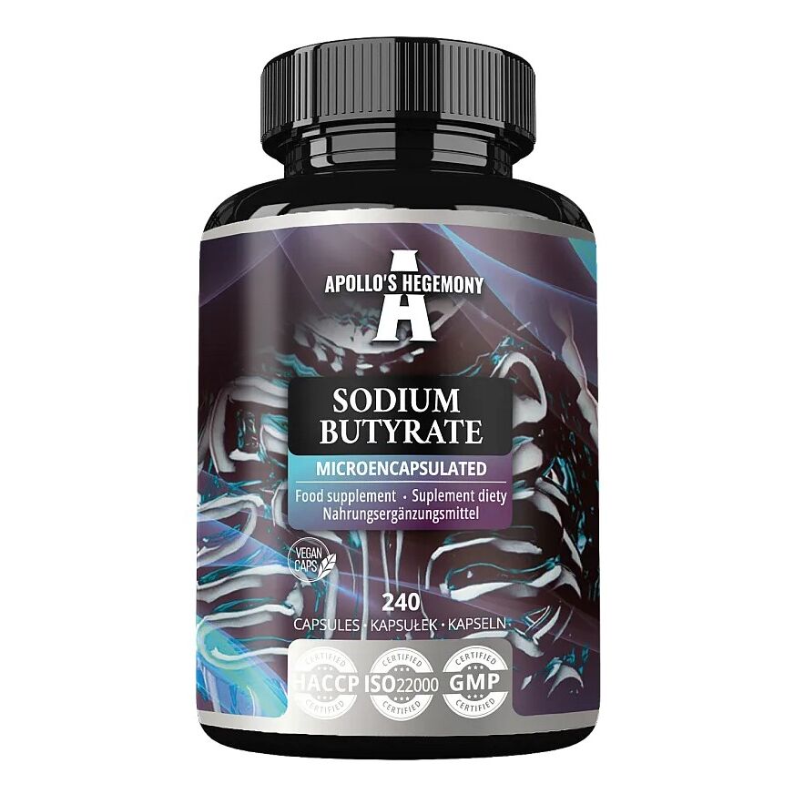 Apollo's Hegemony – Mikroverkapseltes Natriumbutyrat – 240 Vcaps – Viking Supplements