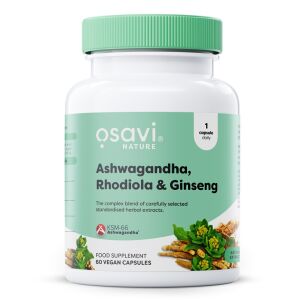 Ashwagandha + Rhodiola & Ginseng – 60 vegane Kapseln – Viking Supplements
