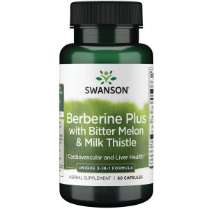 Berberin Plus mit Bittermelone und Mariendistel – 60 Kapseln – Viking Supplements