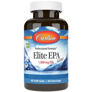 Carlson Labs Elite EPA Gems 1000 mg, 60 Softgels – Viking Supplements