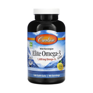 Carlson Labs Elite Omega-3 Gems 1600 mg, 180 Weichkapseln – Viking Supplements