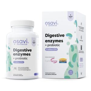 Verdauungsenzyme + Probiotika – 120 vegane Kapseln – Viking Supplements