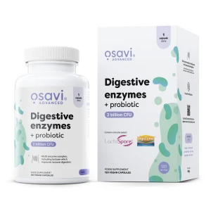 Verdauungsenzyme + Probiotika – 120 vegane Kapseln – Viking Supplements