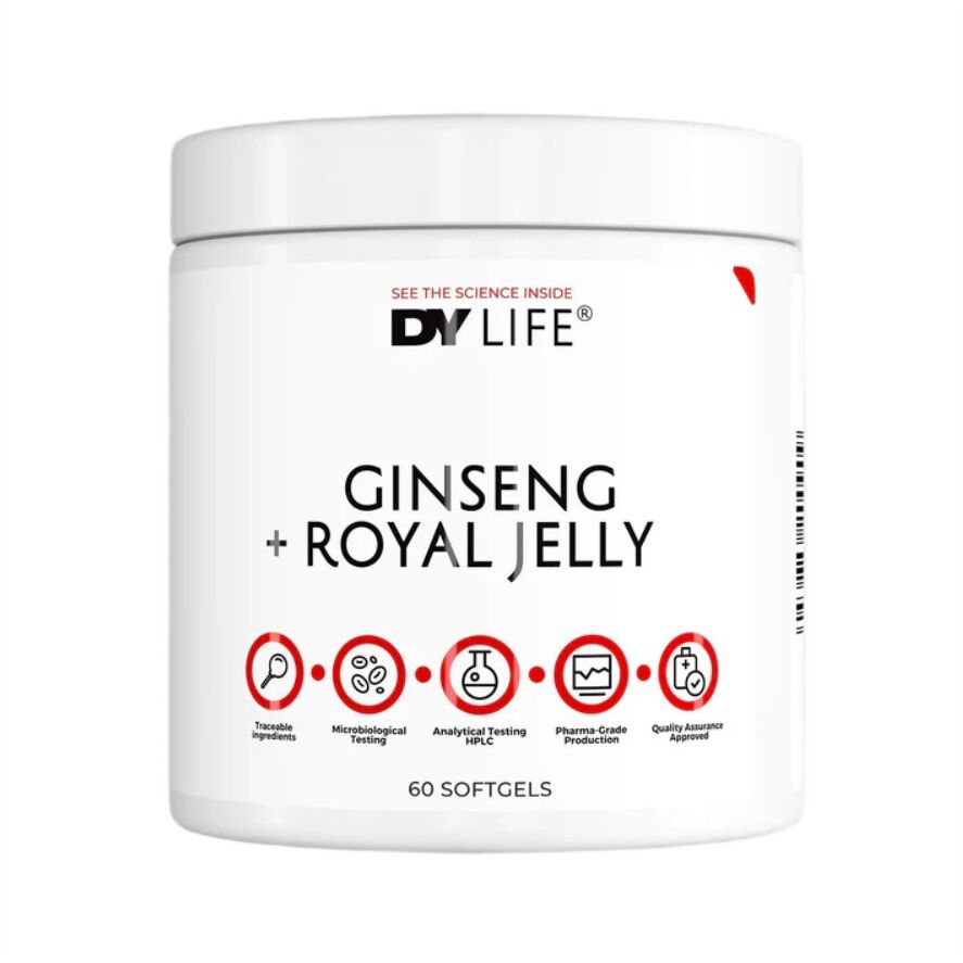 Dorian Yates – DY LIFE Ginseng + Gelée Royale – 60 Softgels – Viking Supplements