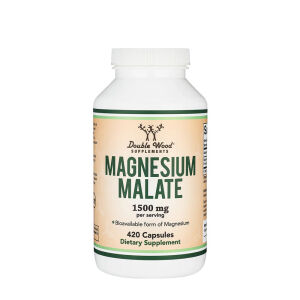 Double Wood Nahrungsergänzungsmittel Magnesiummalat (420 Kapseln) – Viking Supplements