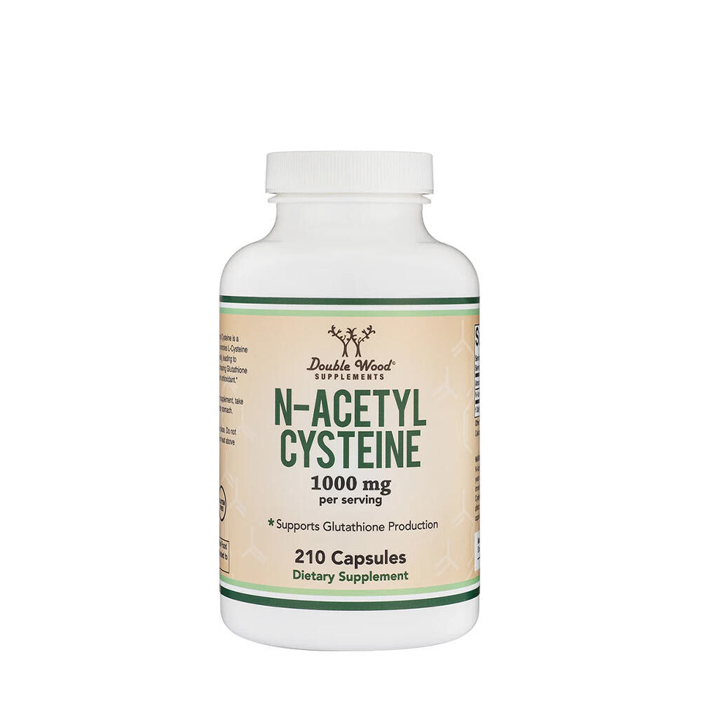 Double Wood Nahrungsergänzungsmittel N-Acetylcystein (NAC) (210 Kapseln) – Viking Supplements