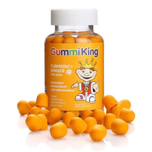 GUMMIKING Kurkuma + Ingwer für Kinder (60 Gummibärchen) – Viking Supplements