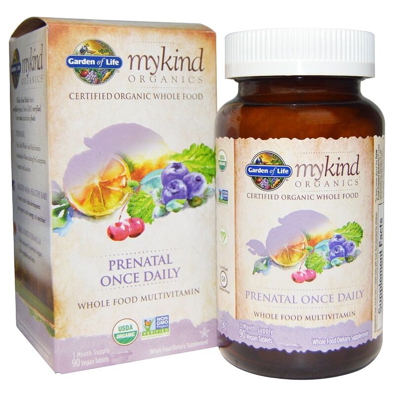Garden of Life – Mykind Prenatal Once Daily – 90 Tabletten – Nuvalia