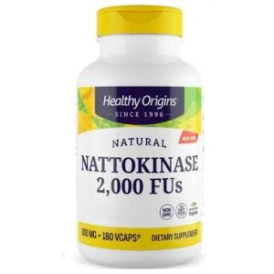 HEALTHY ORIGINS Natural Nattokinase 2000FUs (180 caps) - Viking Supplements