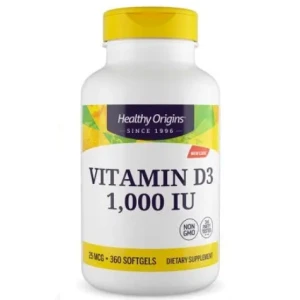 HEALTHY ORIGINS Vitamin D3 1000 IU (360 caps) - Viking Supplements