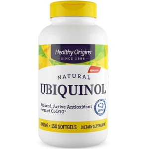 Healthy Origins Natürliches Ubiquinol 100 mg, 150 Weichkapseln – Viking Supplements
