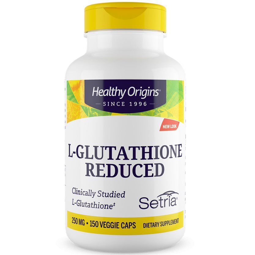 Healthy Origins Setria reduziertes L-Glutathion 250 mg, 150 Kapseln – Viking Supplements