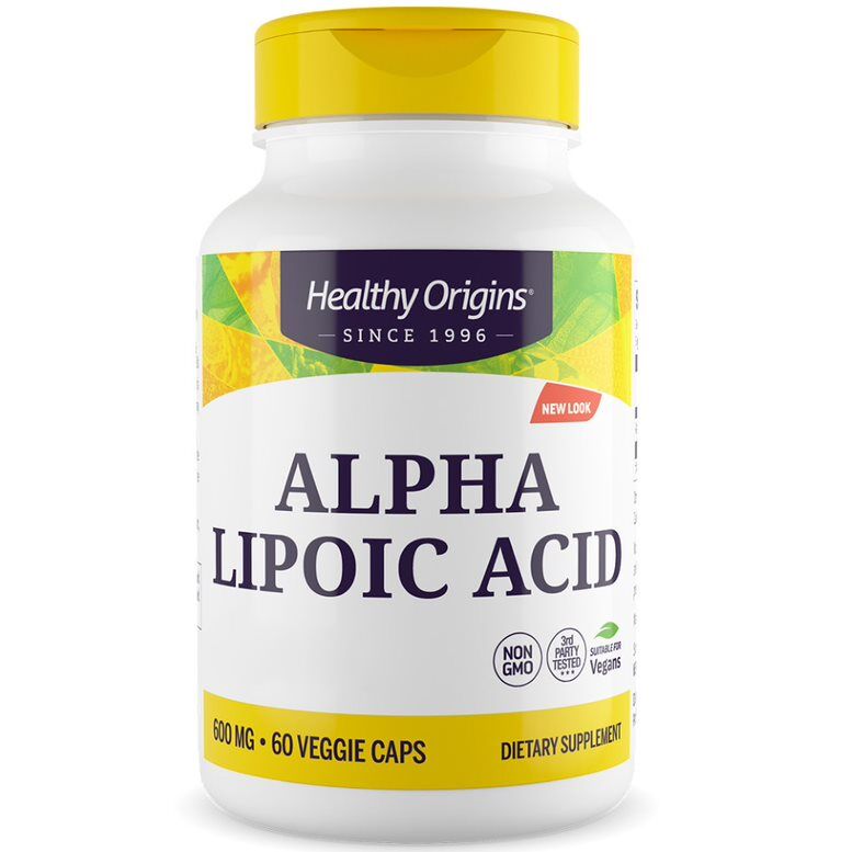 Healthy Origins Alpha-Liponsäure-Depot 600 mg, 60 Kapseln – Viking Supplements