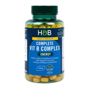 Hochdosierter Vitamin-B-Komplex – 240 Tabletten – Viking Supplements