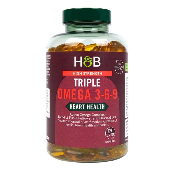 Hochwirksames Triple Omega 3-6-9 – 120 Kapseln – Viking Supplements