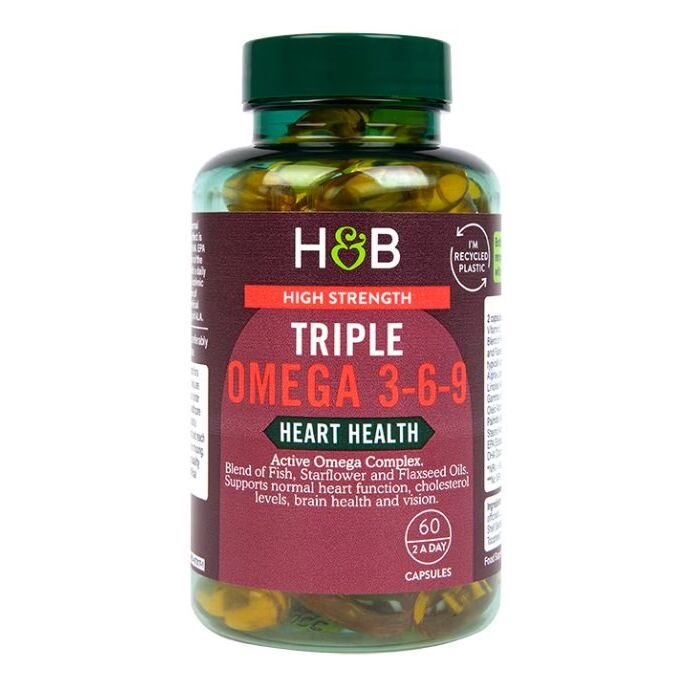 Hochwirksames Triple Omega 3-6-9 – 60 Kapseln – Viking Supplements