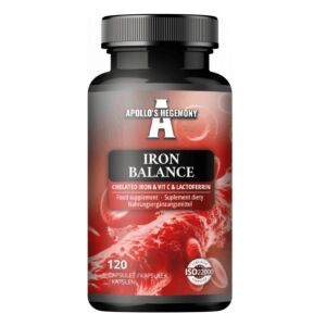 Iron Balance – Chelatiertes Eisen, Vitamin C und Lactoferrin – 120 Kapseln – Viking Supplements