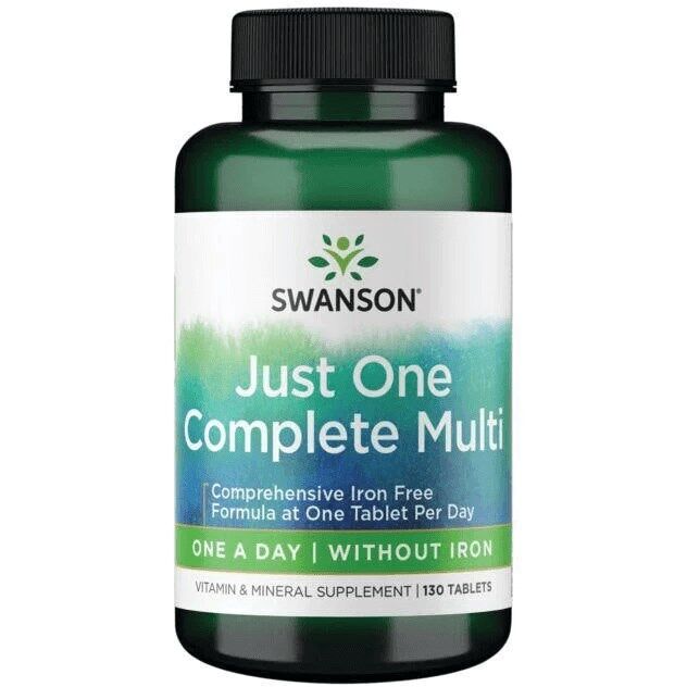 „Just One Complete Multi“ ohne Eisen – 130 Tabletten – Viking Supplements