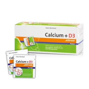 KRAUTERHAUS SANCT BERNHARD Calcium + D3 Direct Pulver (60 Stück) - Viking Supplements