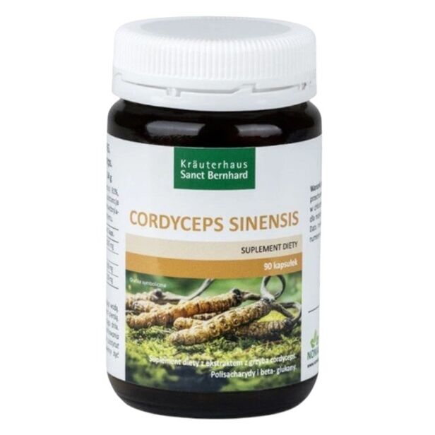 KRAUTERHAUS SANCT BERNHARD Cordyceps-Pilzextrakt – Cordyceps sinensis (90 Kapseln) – Viking Supplements