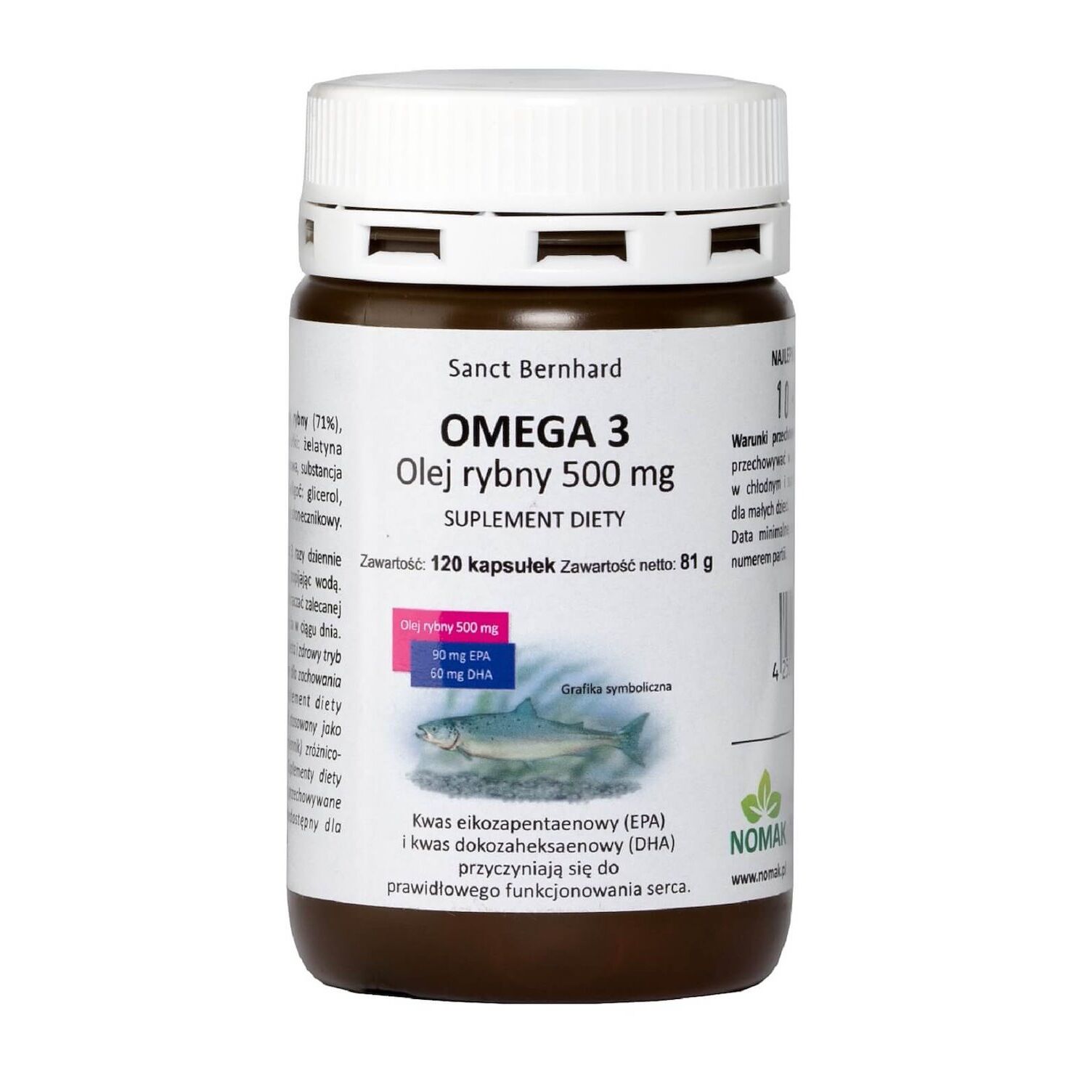KRAUTERHAUS SANCT BERNHARD Omega 3 Fish Oil Capsules