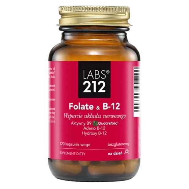 LABS212 Folsäure & B-12 (120 Kapseln) – Viking Supplements