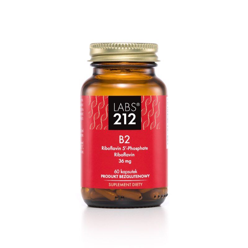 LABS212 Vitamin B2 Riboflavin-5'-Phosphat + Riboflavin (60 Kapseln) – Viking Supplements