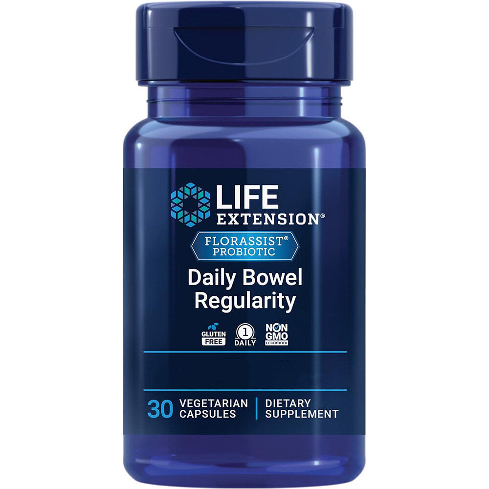 Life Extension FLORASSIST – Für einen regelmäßigen Stuhlgang, 30 Kapseln – Viking Supplements