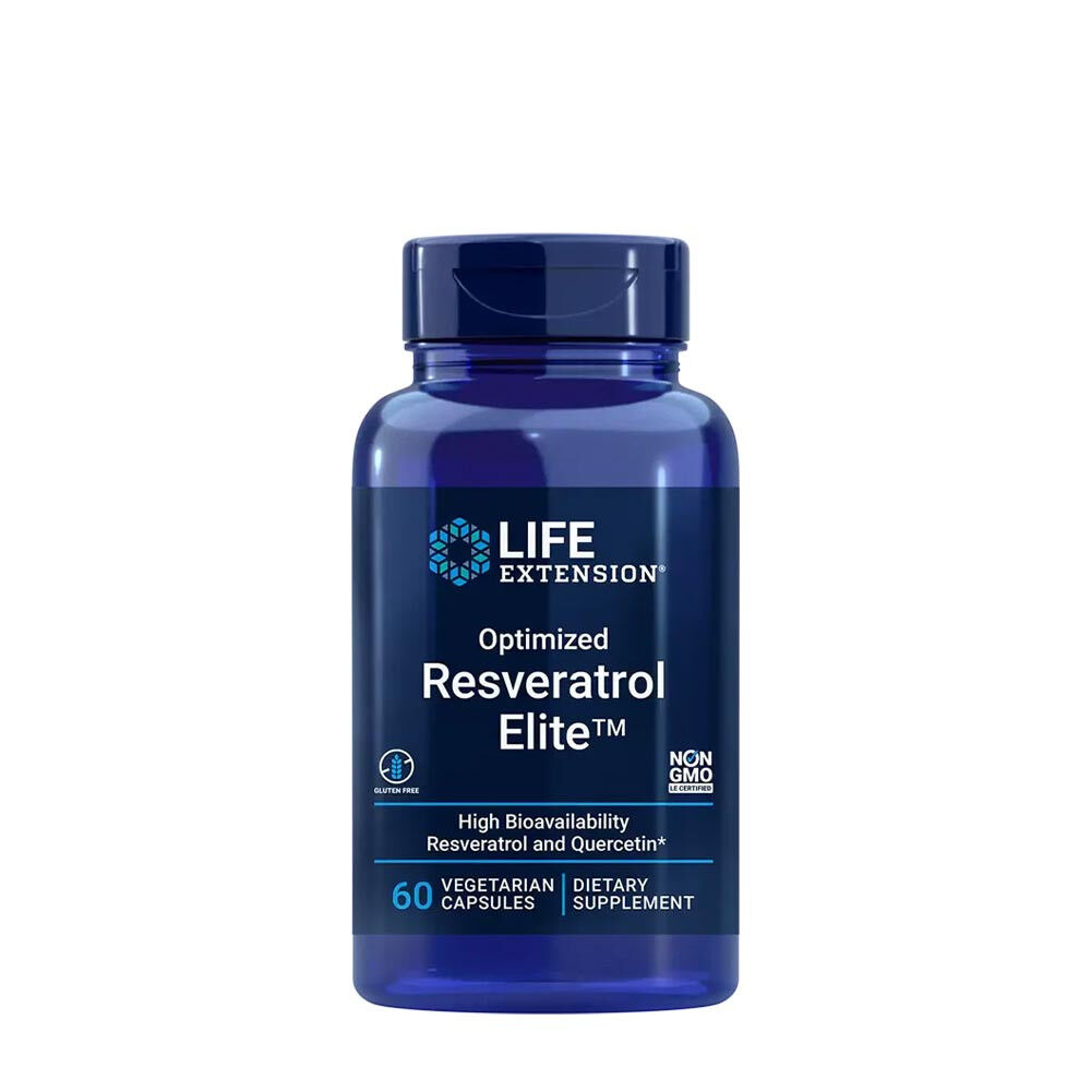 Life Extension – Optimized Resveratrol Elite™ (60 pflanzliche Kapseln) – Viking Supplements