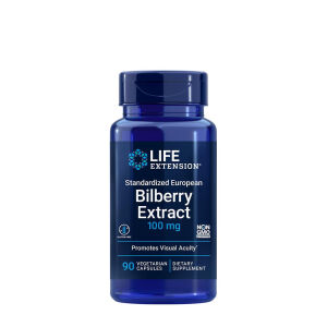 Life Extension – Standardisierter europäischer Heidelbeerextrakt (90 pflanzliche Kapseln) – Viking Supplements