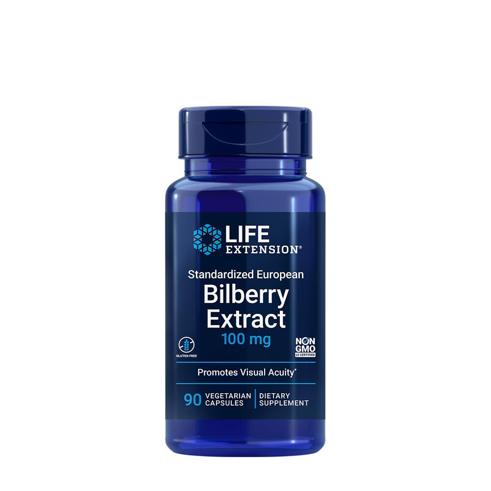 Life Extension – Standardisierter europäischer Heidelbeerextrakt (90 pflanzliche Kapseln) – Viking Supplements
