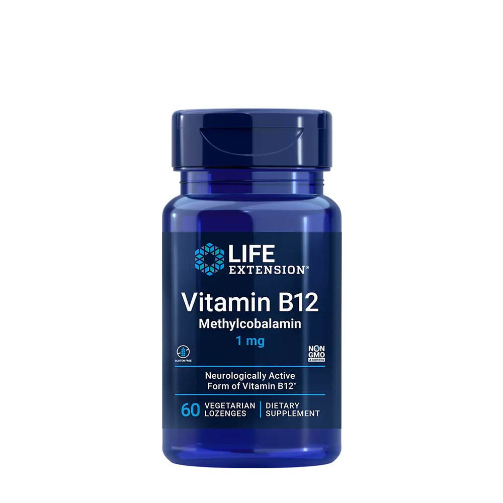 Life Extension – Vitamin B12 Methylcobalamin 1 mg (60 Lutschtabletten) – Viking Supplements