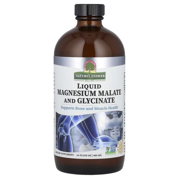 Flüssiges Magnesiummalat und -glycinat – 480 ml – Viking Supplements
