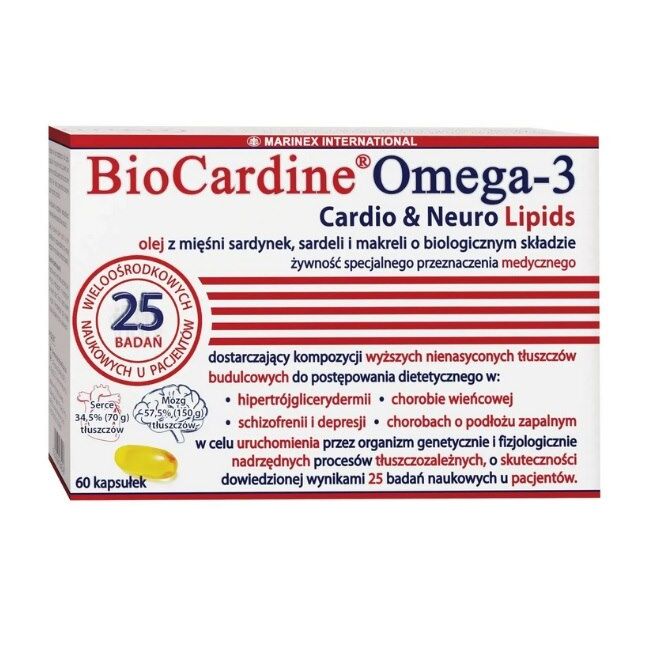 MARINEX BioCardine Omega-3 Cardio & Neuro Lipids (60 Kapseln) – Viking Supplements