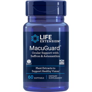MacuGuard Augenpflege mit Safran und Astaxanthin – 60 Weichkapseln – Viking Supplements