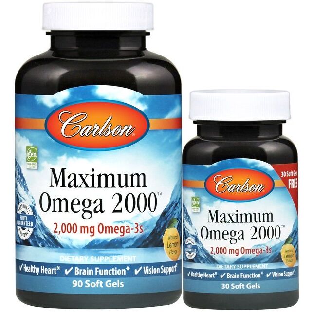 Maximum Omega 2000 – 90 + 30 Softgels – Viking Supplements