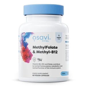 Methylfolat & Methyl-B12 – 60 vegane Kapseln – Viking Supplements